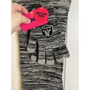 NFL Infinity Scarf & Gloves Oakland RAIDERS NWT